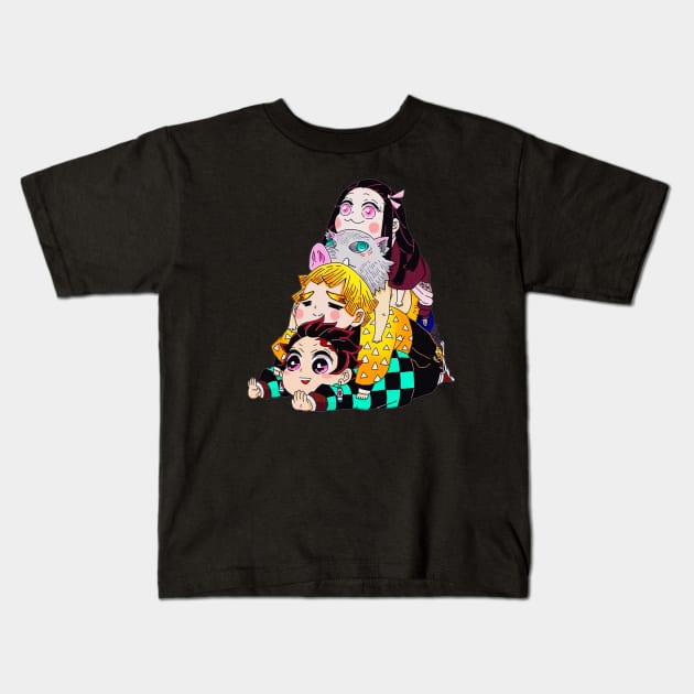 CHIBI SLAYERS Kids T-Shirt by GStudio/ART